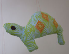 Turtle made from fabric